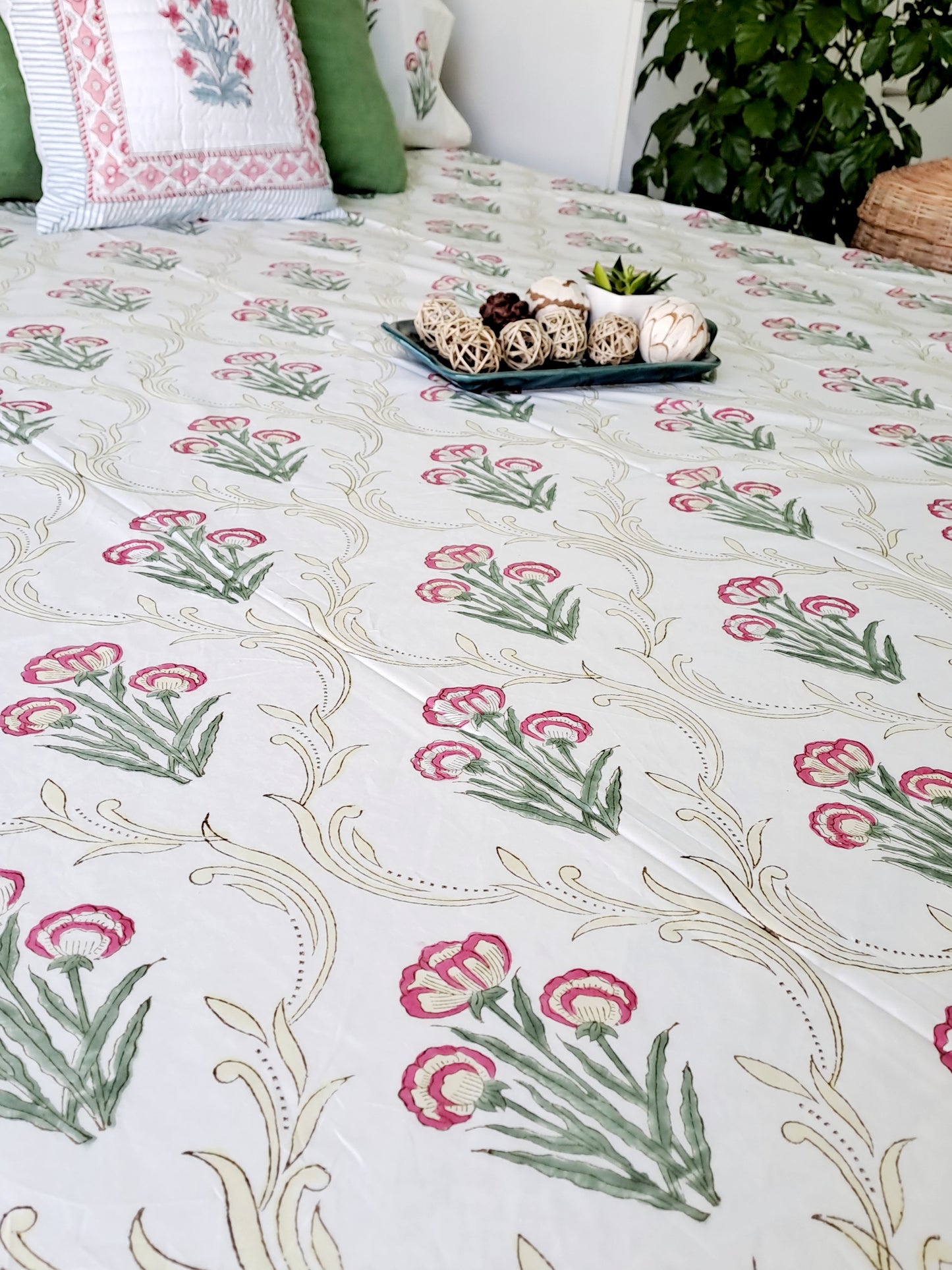 HANDBLOCK PRINT BEDSHEET