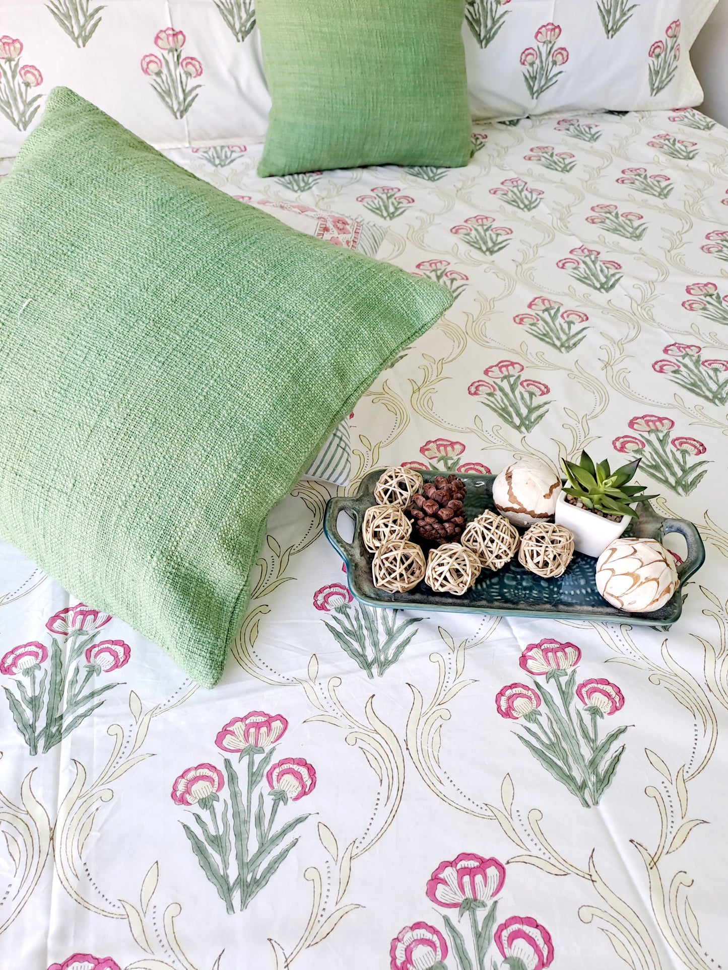 HANDBLOCK PRINT BEDSHEET