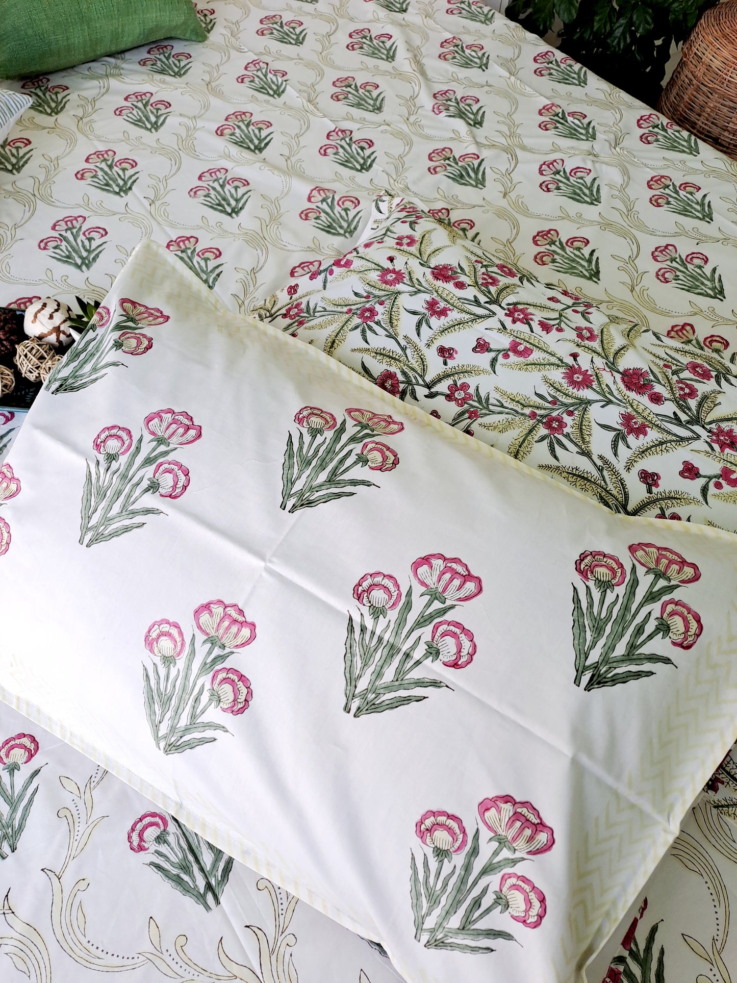 HANDBLOCK PRINT BEDSHEET