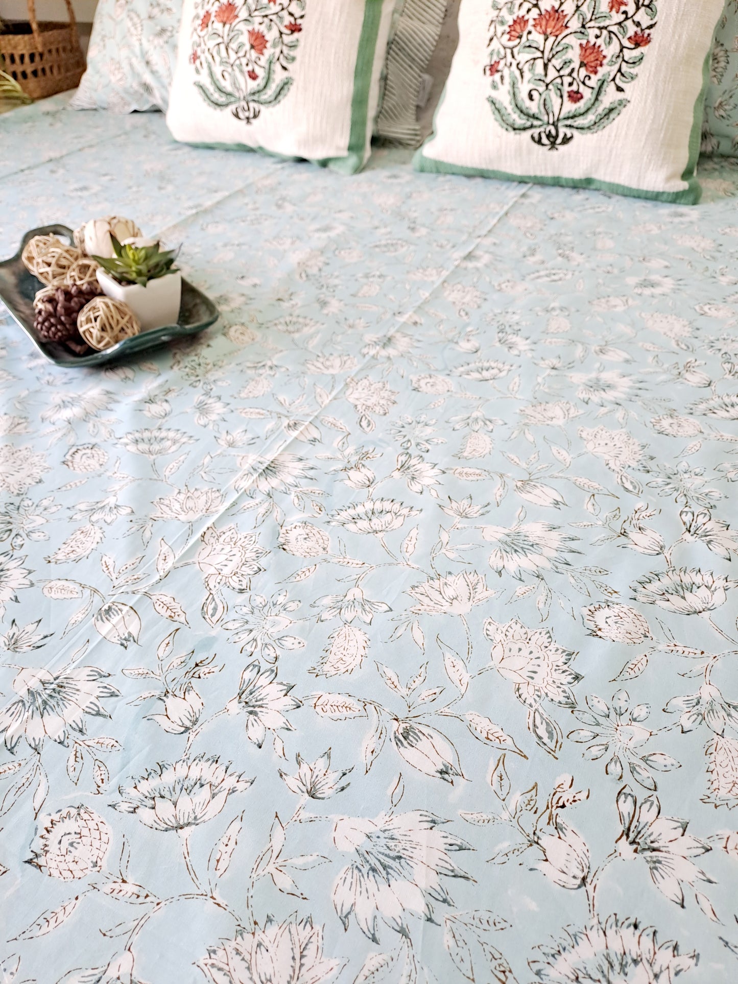 HANDBLOCK PRINT DOUBLE BEDSHEET