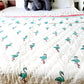 HANDBLOCK PRINTED REVERSIBLE COTTON KIDS (SINGLE )QUILT