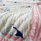 HANDBLOCK PRINTED REVERSIBLE COTTON KIDS (SINGLE) QUILT
