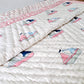 HANDBLOCK PRINTED REVERSIBLE COTTON KIDS (SINGLE) QUILT