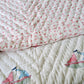 HANDBLOCK PRINTED REVERSIBLE COTTON KIDS (SINGLE) QUILT