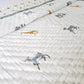 HANDBLOCK PRINTED REVERSIBLE COTTON KIDS (SINGLE) QUILT