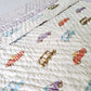 HANDBLOCK PRINTED REVERSIBLE COTTON KIDS (SINGLE) QUILT