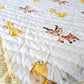 HANDBLOCK PRINTED REVERSIBLE COTTON KIDS (SINGLE) QUILT