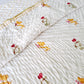 HANDBLOCK PRINTED REVERSIBLE COTTON KIDS (SINGLE) QUILT