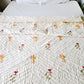 HANDBLOCK PRINTED REVERSIBLE COTTON KIDS (SINGLE) QUILT
