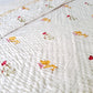HANDBLOCK PRINTED REVERSIBLE COTTON KIDS (SINGLE) QUILT