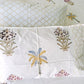 HAND BLOCK PRINT DOUBLE BEDSHEET AND QUILT BEDDING SET