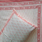 HAND BLOCK PRINT DOUBLE BEDSHEET AND QUILT BEDDING SET