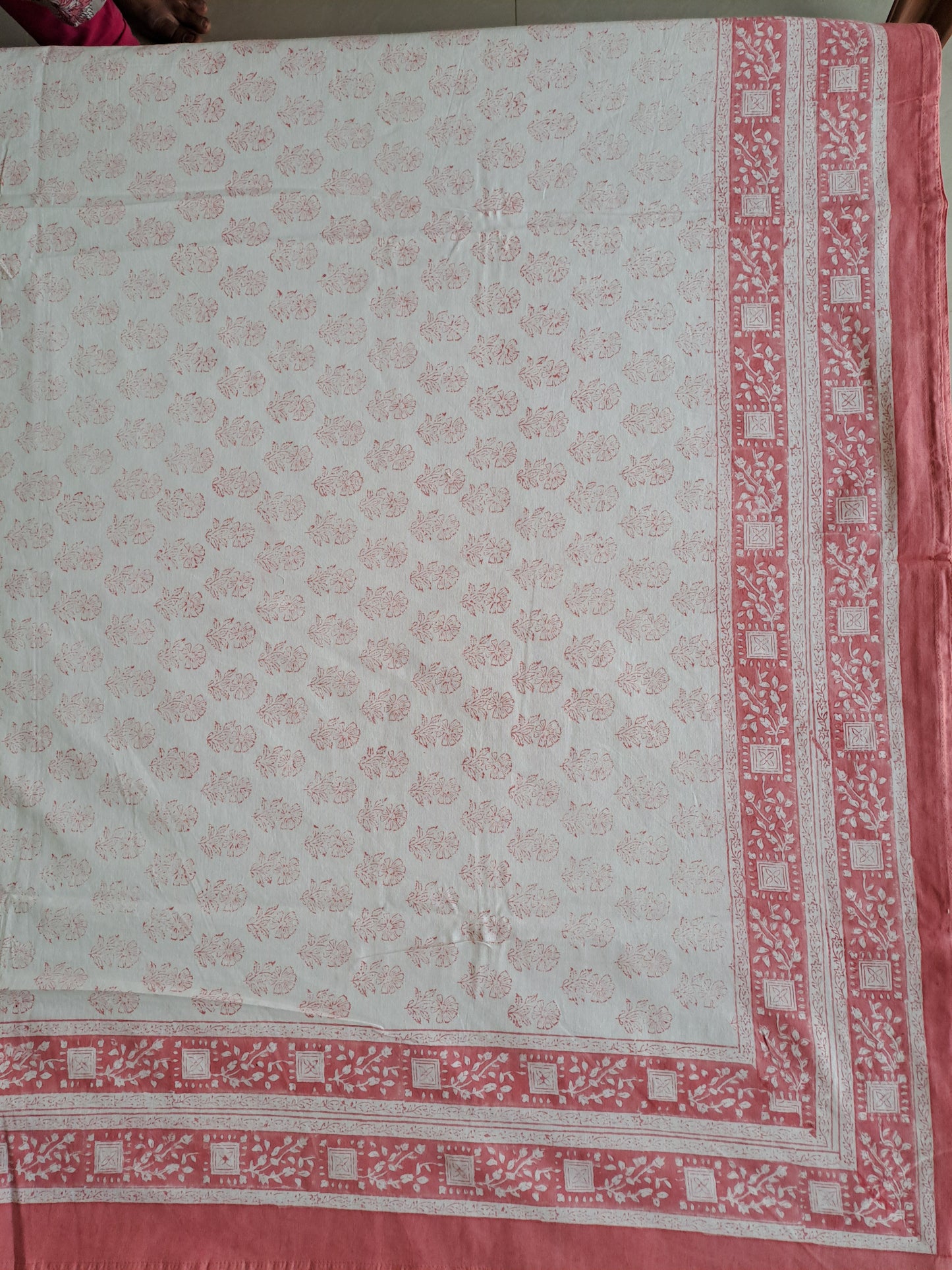 HANDBLOCK PRINT DOUBLE BEDSHEET