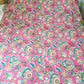 PINK KANTHA COTTON DOUBLE BED COVER