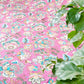 PINK KANTHA COTTON DOUBLE BED COVER