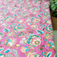 PINK KANTHA COTTON DOUBLE BED COVER