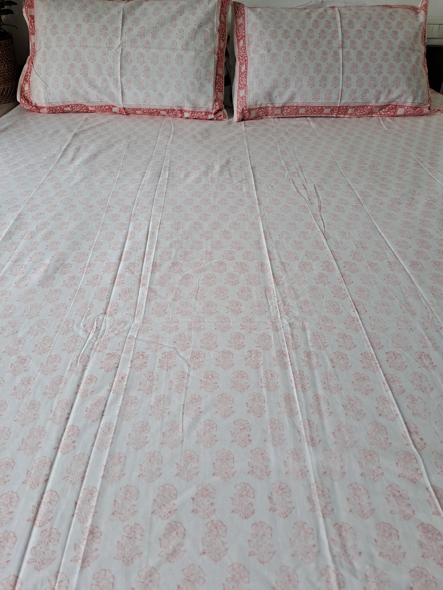 HANDBLOCK PRINT DOUBLE BEDSHEET