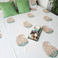 HAND BLOCK PRINT DOUBLE BEDSHEET AND QUILT BEDDING SET