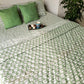 HAND BLOCK PRINT DOUBLE BEDSHEET AND QUILT BEDDING SET