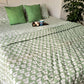 HAND BLOCK PRINT DOUBLE BEDSHEET AND QUILT BEDDING SET