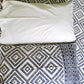 HAND BLOCK PRINT DOUBLE BEDSHEET AND QUILT BEDDING SET