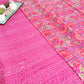 RED KANTHA COTTON DOUBLE BED COVER