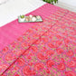 RED KANTHA COTTON DOUBLE BED COVER