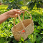 KAUNA GRASS BASKET WITH HANDLE