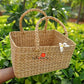 KAUNA GRASS BASKET WITH HANDLE