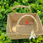 KAUNA GRASS BASKET WITH HANDLE