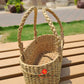 KAUNA GRASS BASKET WITH HANDLE
