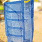 MULMUL COTTON BLOCK PRINT BLUE STOLE