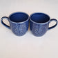 BLUE COLOR MANDELA  MUG/CUP (SET OF 2)