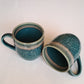 GREEN MANDELA CERAMIC CUP(SET OF 2)