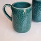 BLUE COLOR CERAMIC MUG/CUP (SET OF 2)