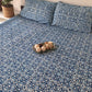 HANDBLOCK PRINT KING SIZE BEDSHEET