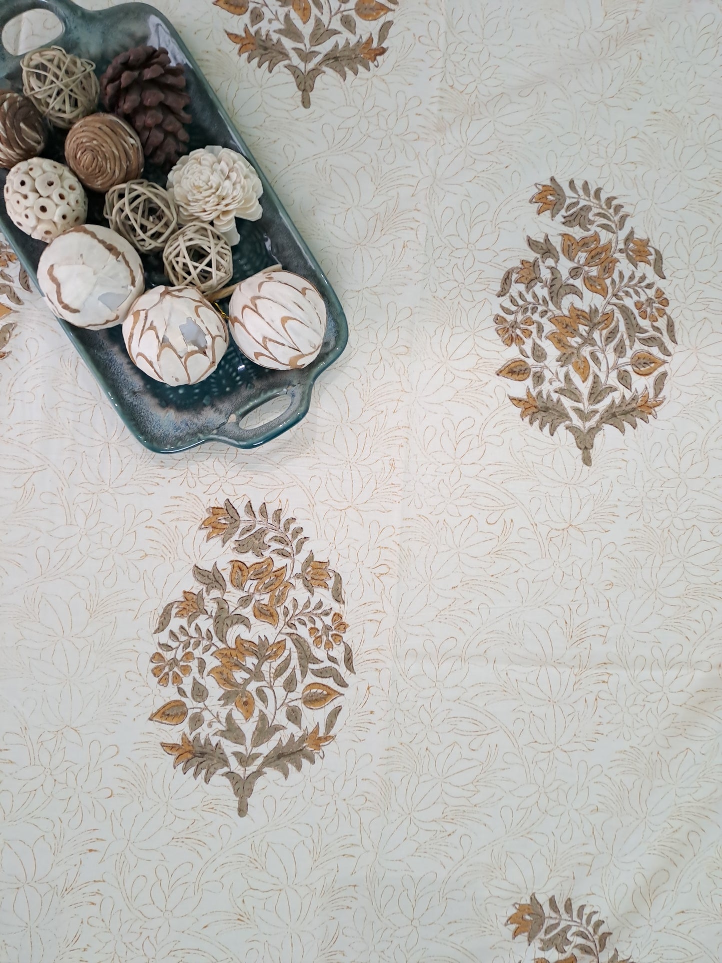 HANDBLOCK PRINT KING SIZE BEDSHEET