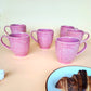 PINK COLOR MUG/CUP WITH BEAUTIFUL ART (SET OF 2) (Copy)