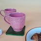 PINK COLOR MUG/CUP WITH BEAUTIFUL ART (SET OF 2) (Copy)