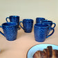 BLUE COLOR MUG/CUP WITH BEAUTIFUL ART (SET OF 2)