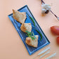 CERAMIC FISH ENGRAVED GREEN PLATTER