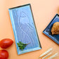 CERAMIC FISH ENGRAVED GREEN PLATTER