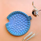CERAMIC MAROON FISH PLATTER