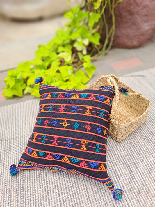HANDLOOM COTTON CUSHION COVER