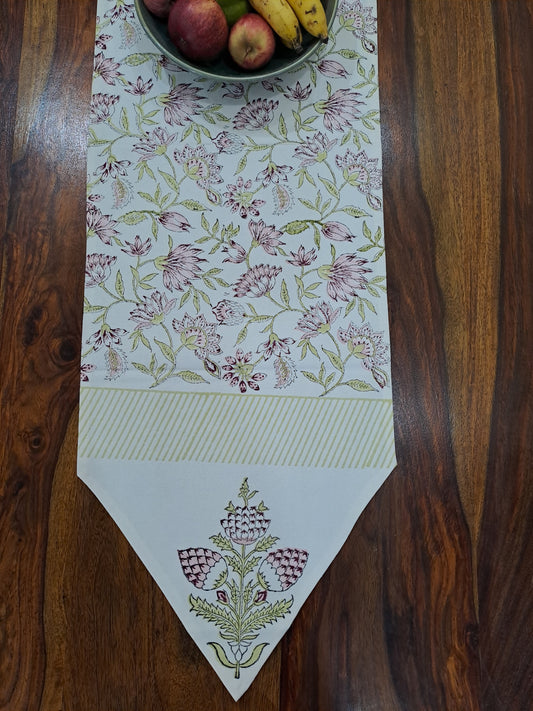 HANDBLOCK PRINT TABLE RUNNER