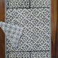 HANDBLOCK PRINT PLACEMAT AND NAPKIN SET