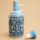 CERAMIC ART HAND PAINTED BLUE COLOR OIL DISPENSER