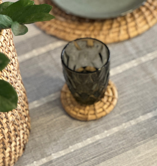 CANE COASTER 4" SET OF 2