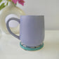 PEACH COLOR CERAMIC MUG/CUP (SET OF 2)