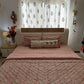HAND BLOCK PRINT DOUBLE BEDSHEET AND QUILT BEDDING SET